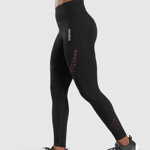 Gymshark ENERGY SEAMLESS LEGGINGS Black Size small